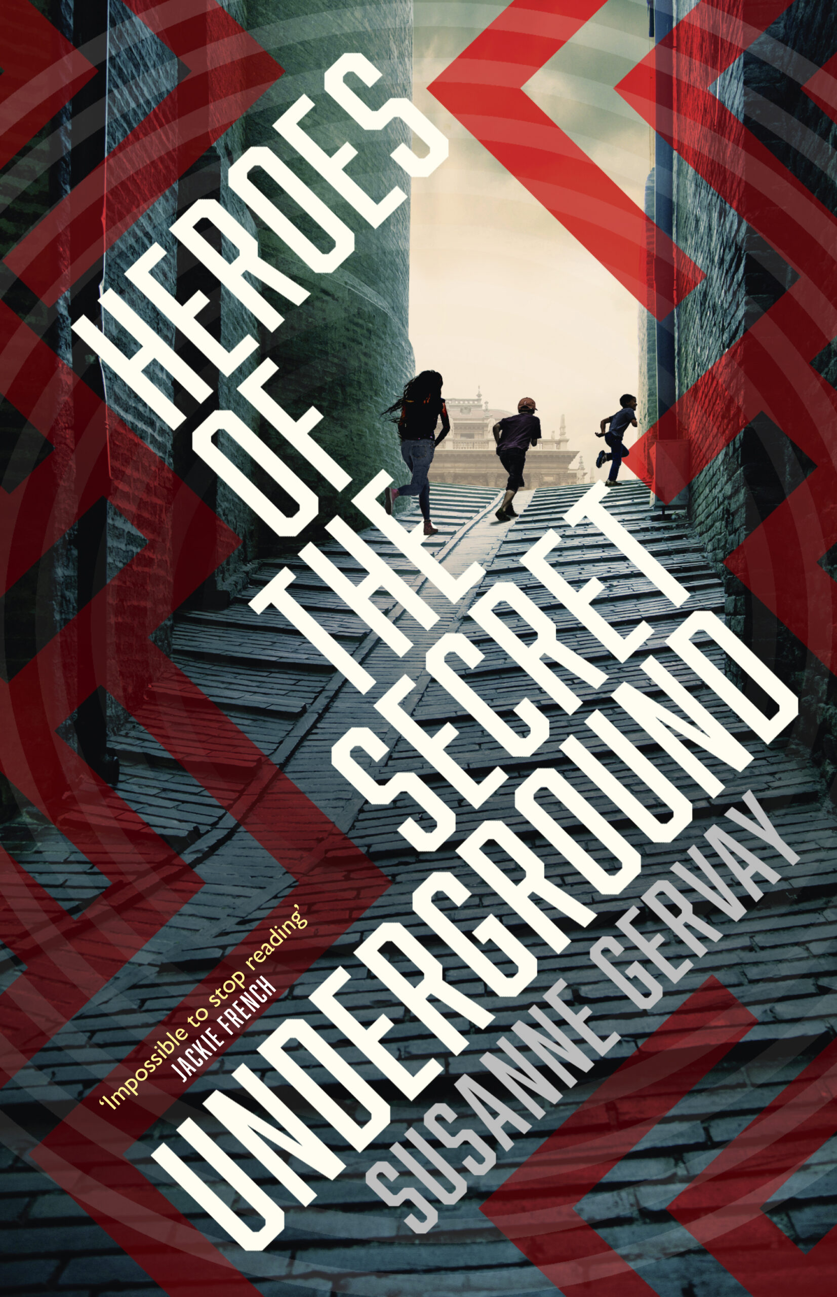 Cover of Heroes of the Secret Underground, by Susanne Gervay