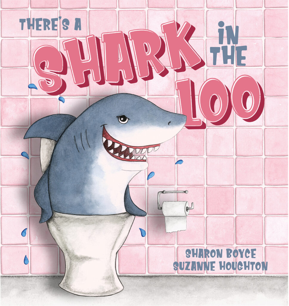 Cover of There's a Shark in the Loo, illustrated by Suzanne Houghton