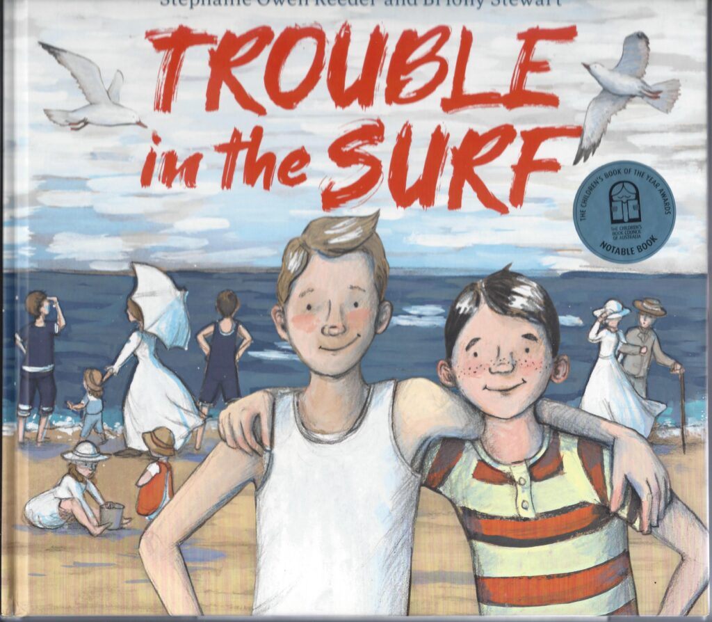Cover of Trouble in the Surf, by Stephanie Owen Reeder